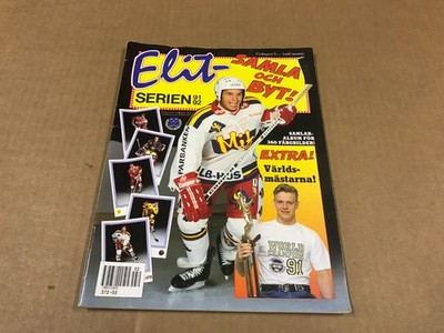 Vintage 1991-1992 Elit- Swedish Hockey Sticker Album