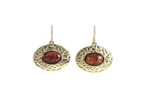Drop Dangle Gold Tone Earrings - Various Designs - Picture 12 of 12