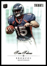 2010 Topps Tribute / Tim Tebow ROOKIE REFRACTOR