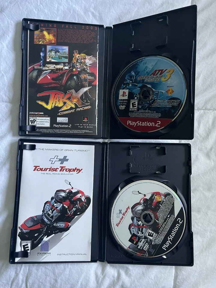 Lote de 2 juegos de moto PS2. Usado. Muy buen estado. Manuales incluidos. Foto 3 de 3