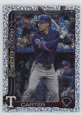 2025 Topps Series 1 Future Stars Confetti Evan Carter #288 19c6