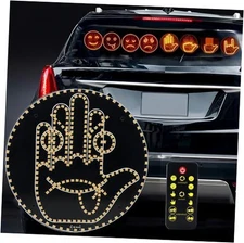 Car LED Funny Facial Expression Light Smile Face Lights Smiling face gesture