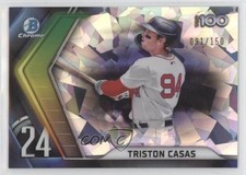 2022 Bowman Chrome Scouts Top 100 Atomic Refractor 91/150 Triston Casas uk2