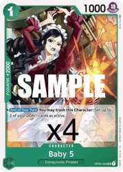 Baby 5 OP04-032 Kingdoms of Intrigue One Piece Card Game