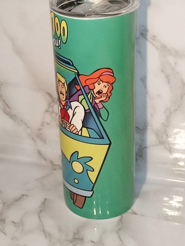 Scooby 20oz Mystery Machine Tumbler Insulated Stainless Steel Mug Cup - Picture 5 of 12