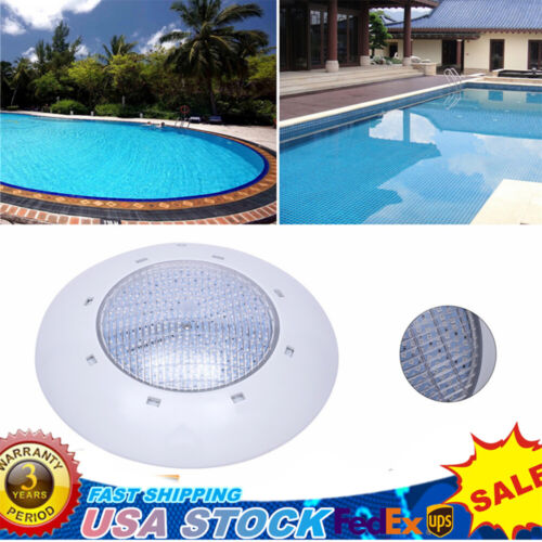 12V 36W RGB Swimming Pool Light LED Underwater 7 Color Lamp Waterproof w/ Remote
