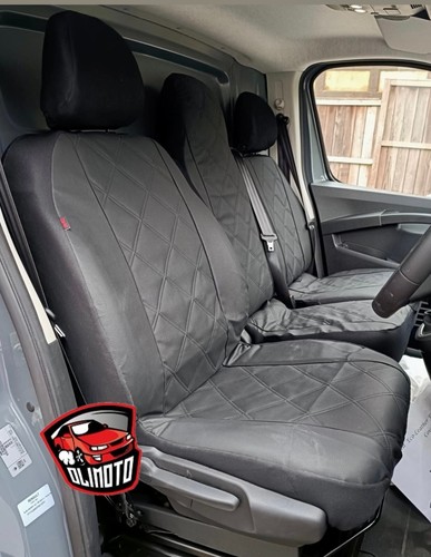 Tailored Eco-Leather Seat Covers 2+1 for Renault Trafic 2014 - 2024 - 第 4/13 張圖片