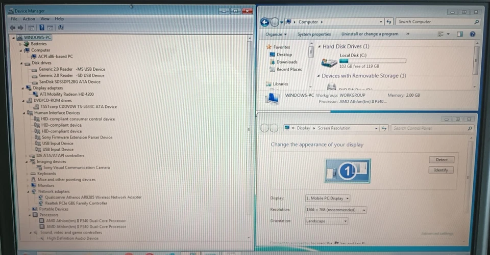 Sony Vaio VPCEE3JOE PCG-61611M DA0NE7MB6D0 Black Laptop 15.6" 2GB 128GB Windows - Image 4 of 4