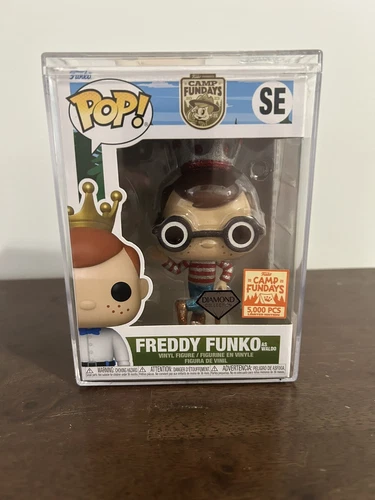 Funko Pop Freddy Funko As Waldo Diamond LE 5000 W/ Hard Protector
