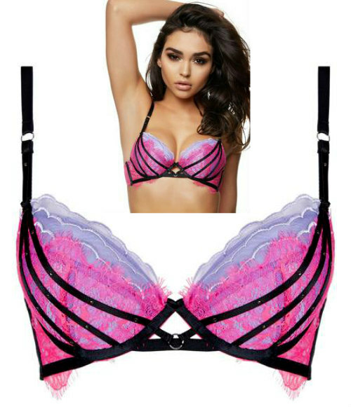 B/NEW Ltd Edition RARE ANN SUMMERS WEDDING LINGERIE LACE Diamonte BRA SOLD-OUT