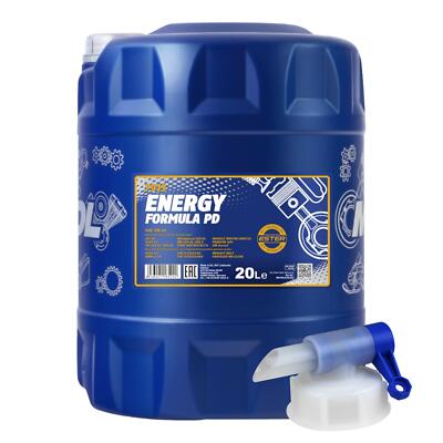 20 Liter MANNOL Energy Formula PD 5W-40 API SN/SM/CF Öl Motoröl inkl Auslaufhahn
