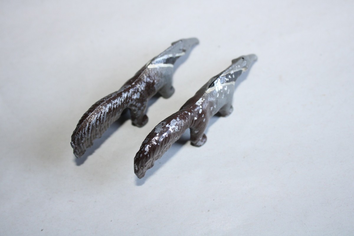 Anciens Jouets En Plomb : Lot De 4 Crocodiles, Marque BF Et Autres, Collection Vintage