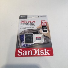 SanDisk Ultra PLUS 128GB MicroSDXC Card With Adapter