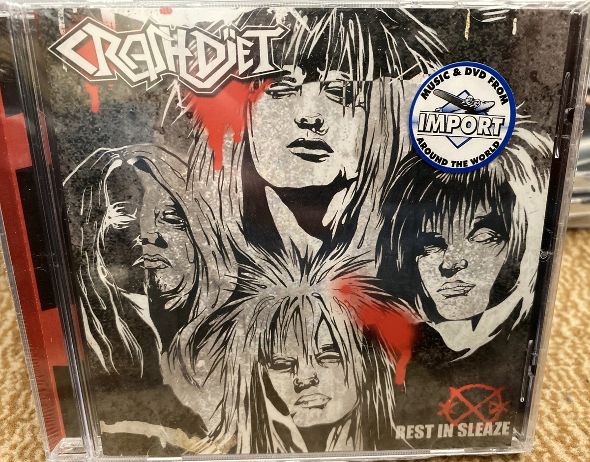 CRASHDIET - Rest In Sleaze Import CD - RARE CD. BRAND NEW SEALED
