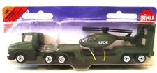 SIKU Tw Piece Set 1681  KFOR Scania Low Loader inc. Chopper  Mint boxed example