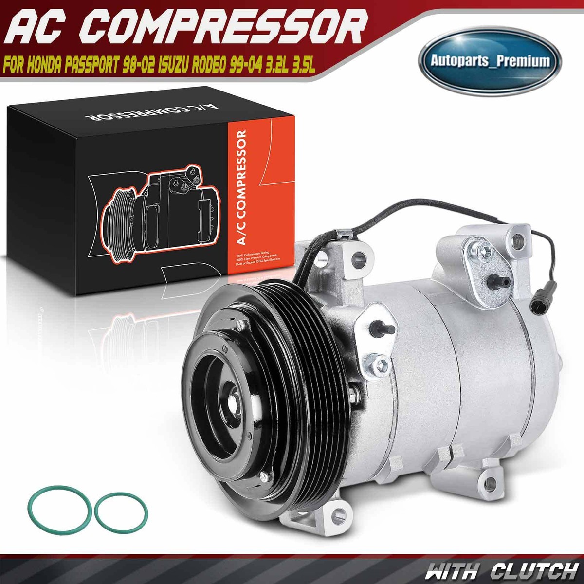 1998-2000 Isuzu Amigo Fan Clutch - Autopart Premium FC045 - Front