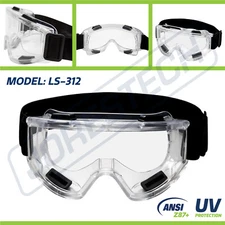 Safety Goggles Glasses Anti Fog Scratch Resistant UV Protective JORESTECH