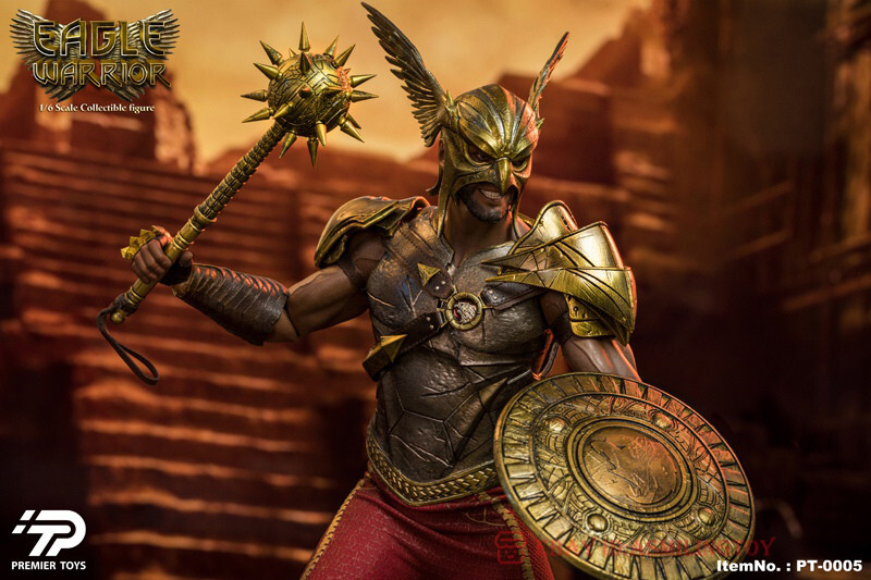 Premier Toys PT0005 Black Adam Hawkman Eagle Warrior 1/6 Action