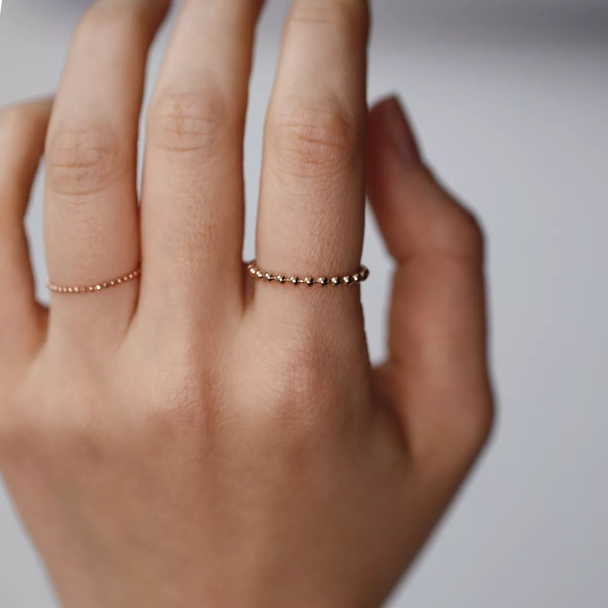 Buy BENIQUE Stacking Rings for Women Teen Girls, 1mm Thin 14K Gold Filled  Band or Sterling Silver, Cute Simple Dainty Midi Knuckle Stackable  Minimalist Ring Set Size 4 - 9 Online at desertcartINDIA