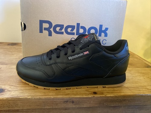 cerca cisne Odio Zapatos de mujer Reebok clásicos de cuero negro 49802 - nuevos en caja |  eBay