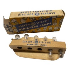 General Electric Box of 7 6PR GE PR6 PR-6 Miniature Flashlight Lamps Bulbs C3