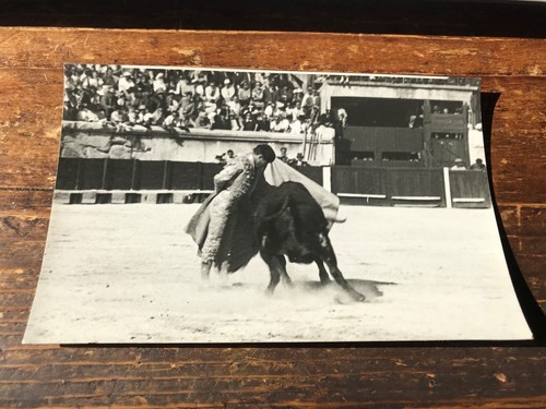 Arènes Corrida Tauromachie c1920 Photo NEGATIVE Plaque de verre Vintage