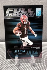 2024 Elite JA’MARR CHASE #/349 SP Full Throttle Parallel🔥Cincinnati Bengals