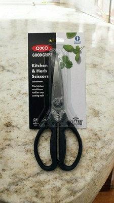 OXO Multi-Purpose Premium Steel Kitchen & Herbs Scissors, Shears NEW