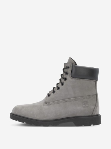 Timberland TB0A64YW033 Combat Boot Mens Gray Leather 6" Waterproof Ankle GBNC327 - Picture 2 of 28
