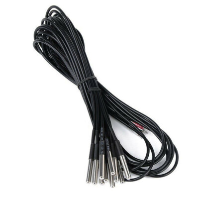 1-10 x DS18B20 Temperaturfühler Thermosensor Temperatur-sensor Wasserdicht Kabel