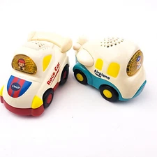 Vtech Go Go Smart Wheels Cars Light up Sound Race Car Airplane Lot