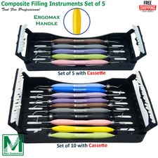 Dental Composite Filling Instruments Silicon Handle restorative instruments