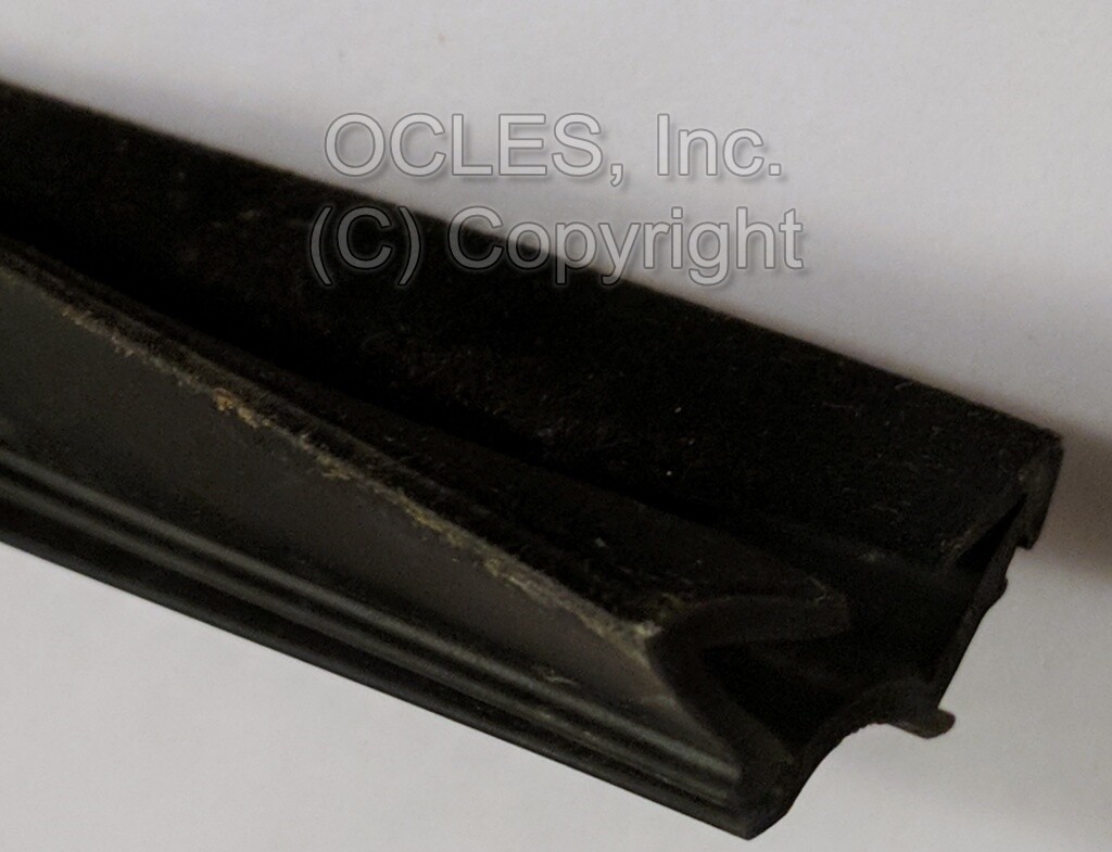 Genuine BMW E30 Window channel guide rubber. Passenger. Front  