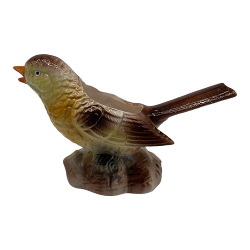 Plantadora de pájaros Nancy Pew Robin de cerámica vintage Giftwares Co. Colores vibrantes - Imagen 6 de 10