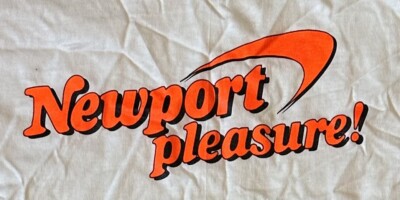 Kicchicken 90’NEW PORT PREASURE NWOT Vintage 90's Newport Pleasure Cigarettes Shirt Single Stitch