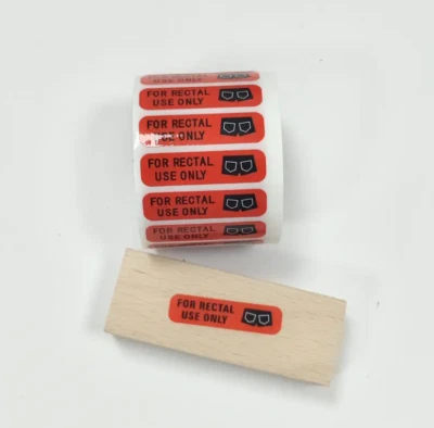 FOXYAYE 50 "For Rectal Use Only" Stickers Joke Decal Sticker April Fool Meme Funny