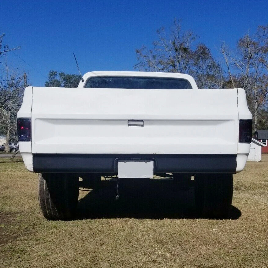 Pan antivuelco trasero para 1973-1987 73 Chevy C10 C20 Fleetside con placa de licencia luz LED Foto 4 de 4