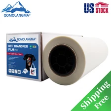 31.5" x 328ft DTF Film Roll Double Sided Hot Peel For Heat Transfer Printing USA