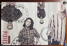 Vintage PIXIES Band Photo Poster Bossanova Kevin Westenberg 1990 Promo Only 4AD