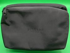 Rare Beautiful Bvlgari Parfum Black Authentic Travel Makeup Toiletries Bag