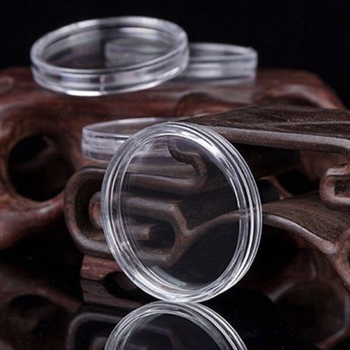 UK Wooden Coins Display Storage Box Case For Collectible Coin 30/100