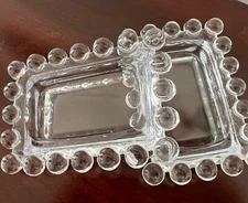 Vintage Clear Glass Ashtrays