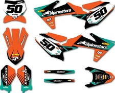 Full Custom Graphics Kit Vital Style stickers Fits KTM 50 2024 2025 decals
