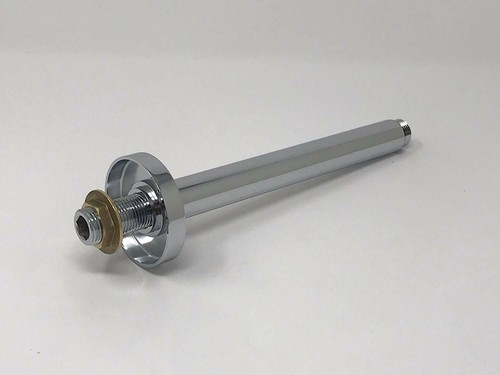 Brazo de ducha de montaje en techo, escudo 1/2 pulgada hilo NPT 12" cromo pulido - Imagen 3 de 5