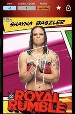 WWE Topps Digital Slam 7cc Shayna Baszler Royal Rumble 2020 Legendary