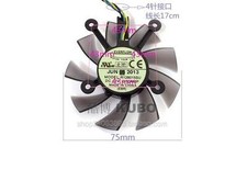 For ASUS graphics card fan FD8015U12S R128015SU DC12V 0.5AMP 4wire 4-pin EBR