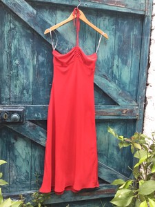 bandeau slip dress