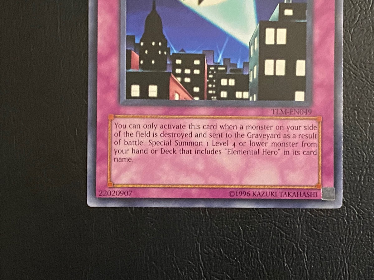 YuGiOh Hero Signal TLM-EN049 Rare Foil Unlimited Edition The