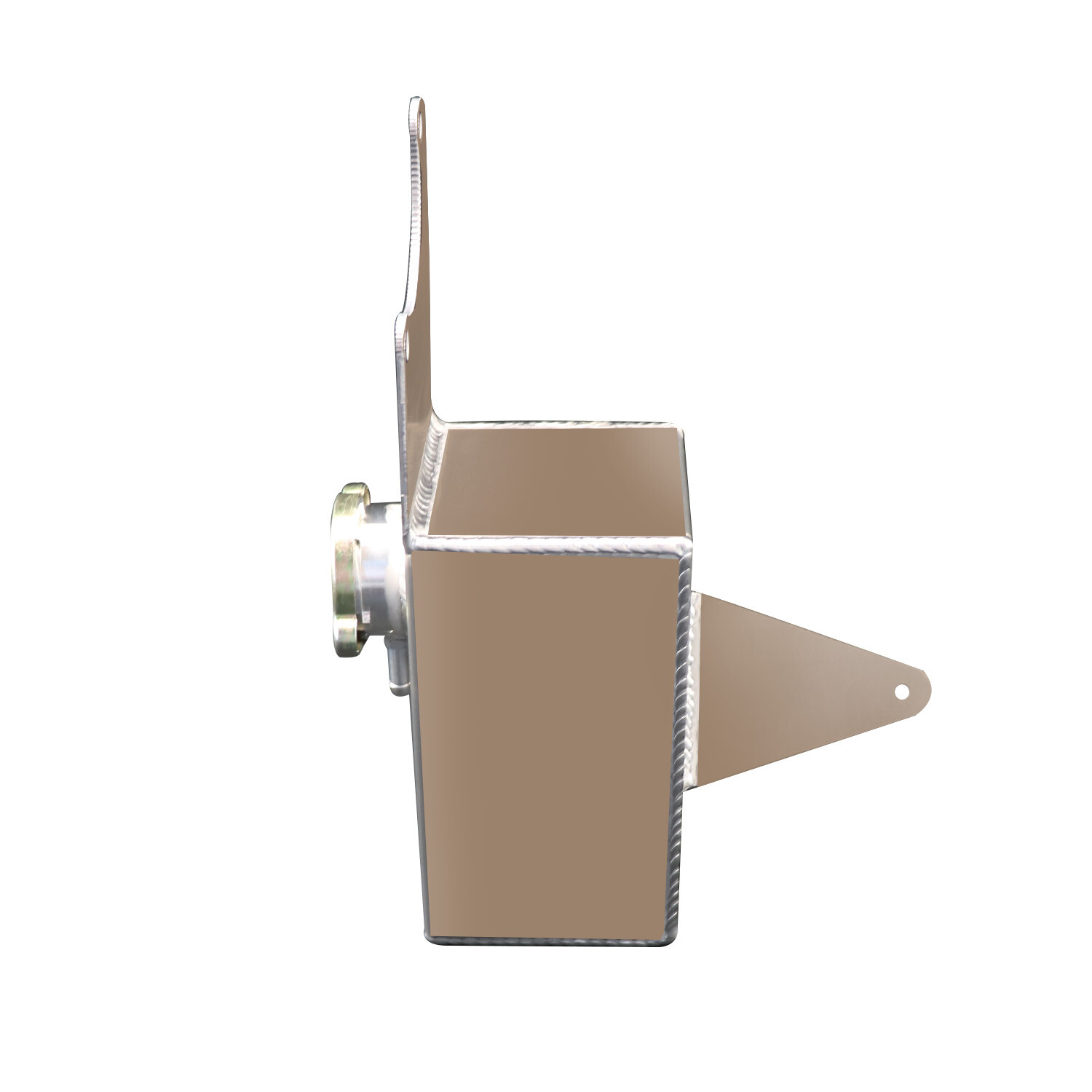 ALUMINIUM COOLANT WATER EXPANSION HEADER TANK FOR TRIUMPH STAG UK STOCK