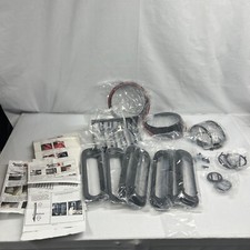 Rugged Ridge 12496.06 Euro Guard Light Kit Black 17 Pc 07-18 Jeep Wrangler Jk